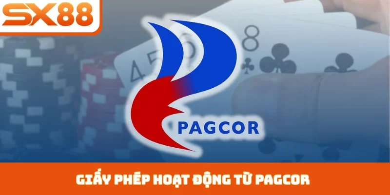 Giấy phép hoạt động từ PAGCOR