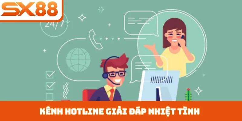 Kênh hotline giải đáp nhiệt tình